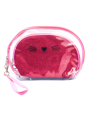 Sunflower Набор женских косметичек 526, 2 шт., розовый, прозрачный 574435 21019 