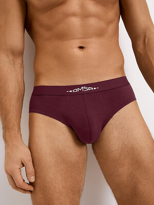 Omsa Трусы 574553 OmB 1224-1 Слипы муж. с откр. резинкой, CO Bordo (Бордовый)