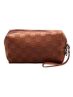 Sunflower Косметичка-пенал 2 отделения 5108, коричневый 574575 23563 