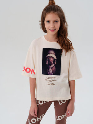 PLAYTODAY Фуфайка 574639 32521467 молочный