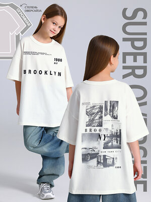 Апрель Футболка 574780 1ДДФК5009001 сливки