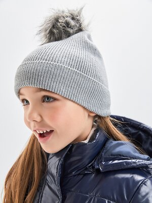 Acoola Шапка 574835 20236400194 серый меланж