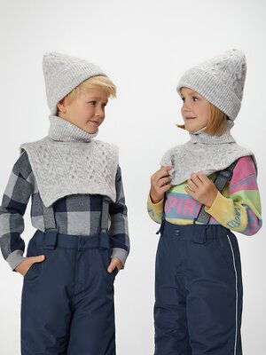 Acoola Шарф-манишка 574849 20306440010 серый меланж