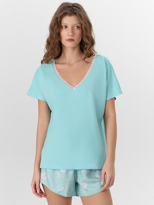 MARK FORMELLE Комплект 574962 592544 мятный +цветы на мятном