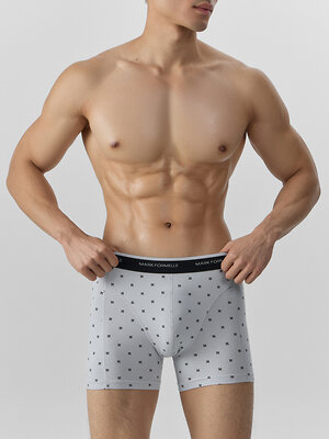 MARK FORMELLE Трусы 575018 411235 квадраты на св.сером