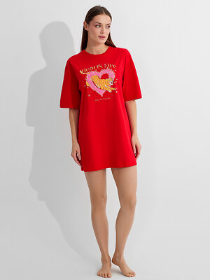 MARK FORMELLE Туника 575024 512079 красный +печать