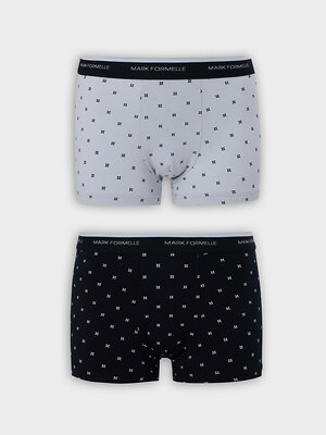 MARK FORMELLE Трусы 575111 411228-2 квадраты на св.сером +квадраты на черном