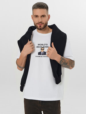 MARK FORMELLE Футболка 575132 111928 белый +печать