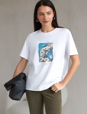 VILATTE Футболка 575137 D49.145 белый_everyday