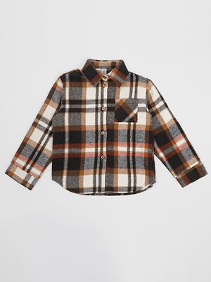 Соль&Перец Рубашка 575178 SP1510 сине-коричневый