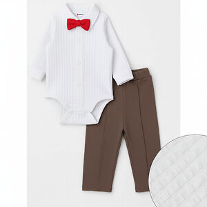 YOULALA Комплект 575222 6085200104 коричневый/белый