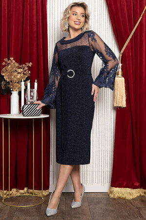 LT Collection Платье 575304 П14970-18М темно-синий