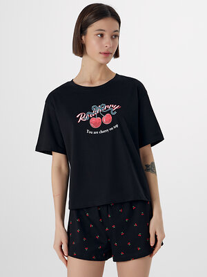 MARK FORMELLE Комплект 575345 592536 черный +вишенки на черном