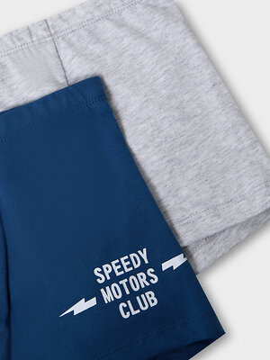 MARK FORMELLE Трусы 575370 413344-2 синий +серый меланж +печать