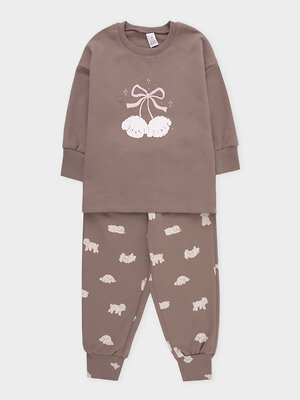 CROCKID Пижама 575388 К 1567 коричневый