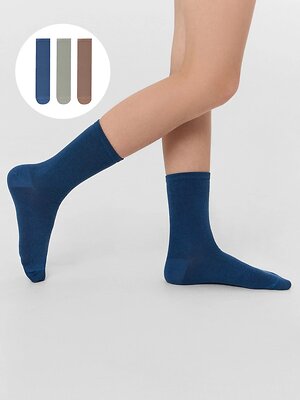 MARK FORMELLE Детские носки 575637 430A-1407 джинсовый /оливка /карамель/