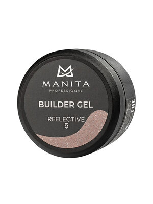 MANITA Гель моделирующий для ногтей светоотражающий / Builder Gel Reflective №05, 15 мл 575772 28234 