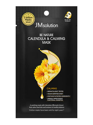 JMsolution Маска тканевая успокаивающая с экстрактом календулы / Be Nature Calendula & Calming Mask, 24 мл 575802 28269 