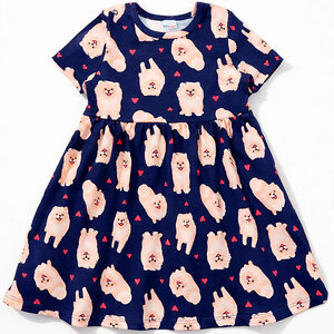 YOULALA Платье 575872 1338200710 синий/бежевый