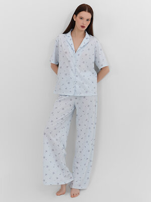 MARK FORMELLE Комплект 575906 592554 цветы на голубой полоске