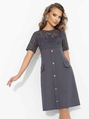 CHARUTTI Платье 575916 12497 Серый