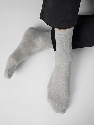 MARK FORMELLE Мужские носки 575940 028BAS-1535 серый меланж