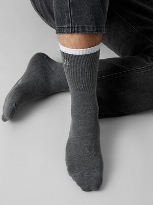 MARK FORMELLE Мужские носки 575943 107K-2909 т.серый меланж