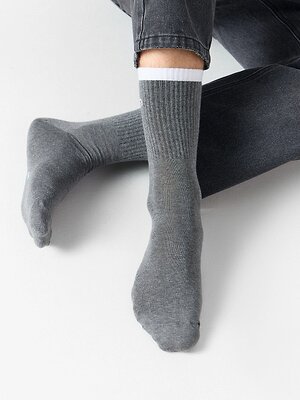 MARK FORMELLE Мужские носки 575944 107K-2910 т.серый меланж