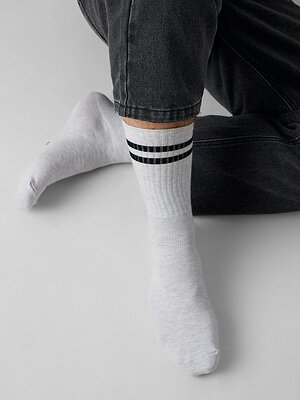 MARK FORMELLE Мужские носки 575949 107K-573 св.серый меланж