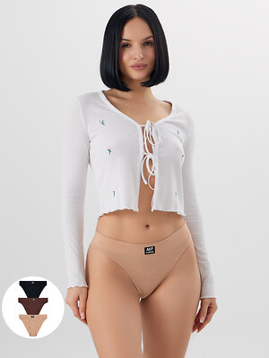 MARK FORMELLE Трусы 576033 412542-3 телесный +цикорий +черный