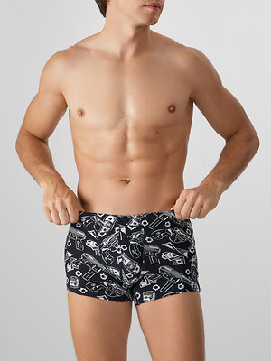 MARK FORMELLE Трусы 576039 411230 пистолеты и деньги на черном