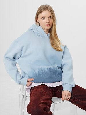 MARK FORMELLE Худи 576049 122775 небесно голубой +печать