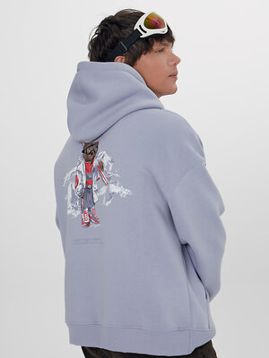 MARK FORMELLE Худи 576050 121898 лавандовая дымка +печать