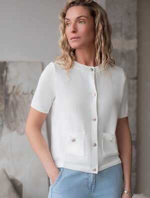 VILATTE Кардиган 576087 D31.151 белый