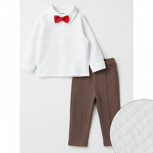 YOULALA Комплект 576132 6108200104 коричневый/белый