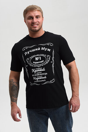 Натали Футболка 576152 8539 черный+супермен