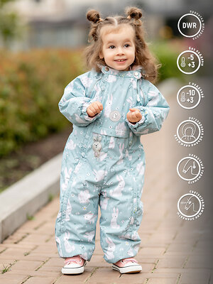 BATIK Комбинезон 576182 581-23в-92-52-01 Принт зайки