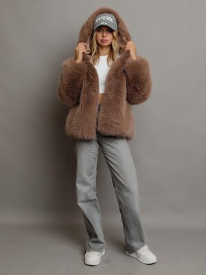 BATIK Шуба 576418 283-25о-2 Капучино