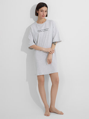 MARK FORMELLE Туника 576459 512079 серый меланж+печать