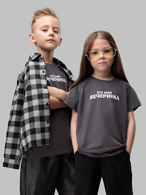 Bodo Футболка 576475 4-220MU темно-серый