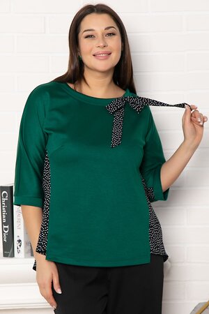 LT Collection Блуза 576619 Б15001-18М зеленый