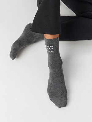 MARK FORMELLE Мужские носки 576720 017K-3031 т.серый меланж