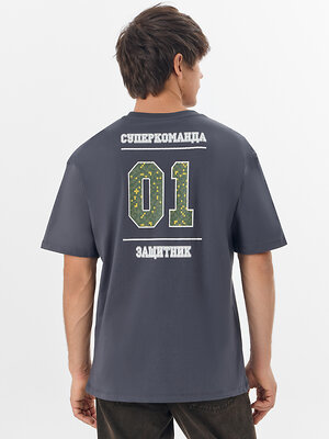 MARK FORMELLE Футболка 576757 111927 графит +печать