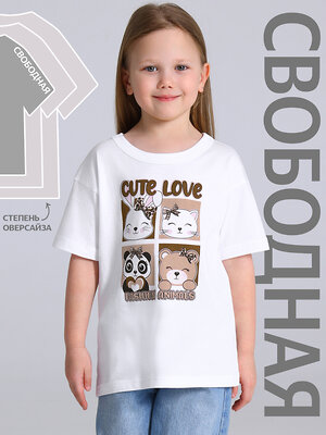 Апрель Футболка 576758 1ДДФК4327001 белый