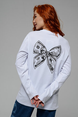 Натали Лонгслив 576775 8513 белый+Доллар