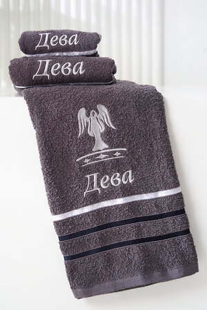 Натали Полотенце 576845 14418 графит+дева