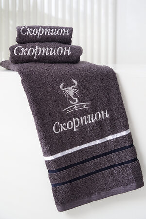 Натали Полотенце 576850 14418 графит+скорпион