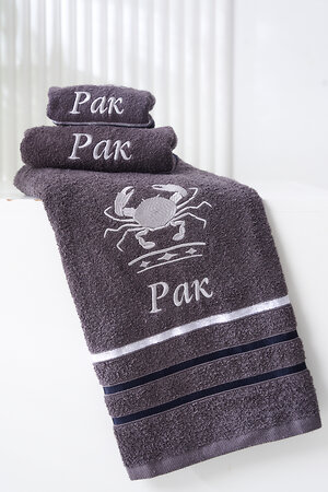 Натали Полотенце 576853 14418 графит+рак