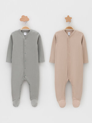 CROCKID Комбинезон 576877 К 6523-2уп бежевый