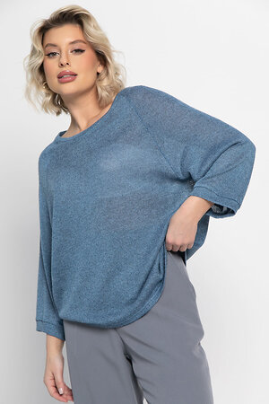 LT Collection Блуза 576892 Б14931-5М голубой